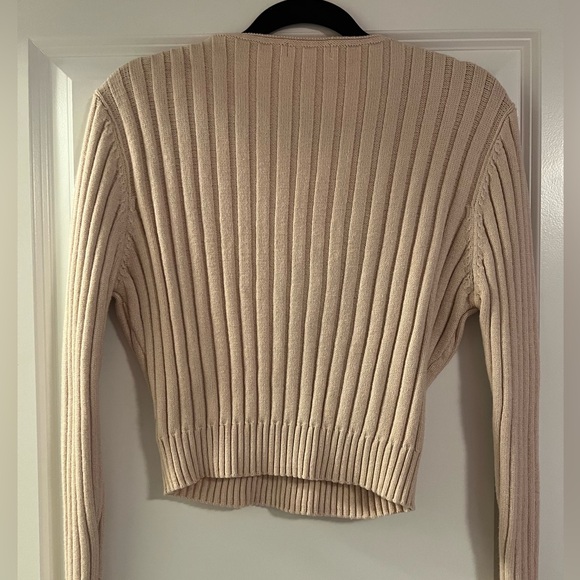 Cropped knit sweater - Picture 3 of 3